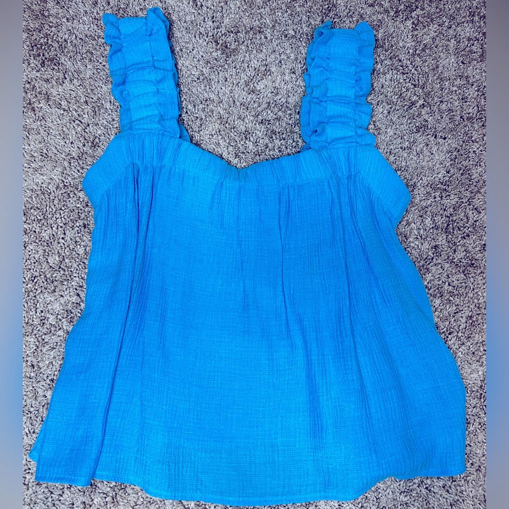Blue Tank. Size Medium